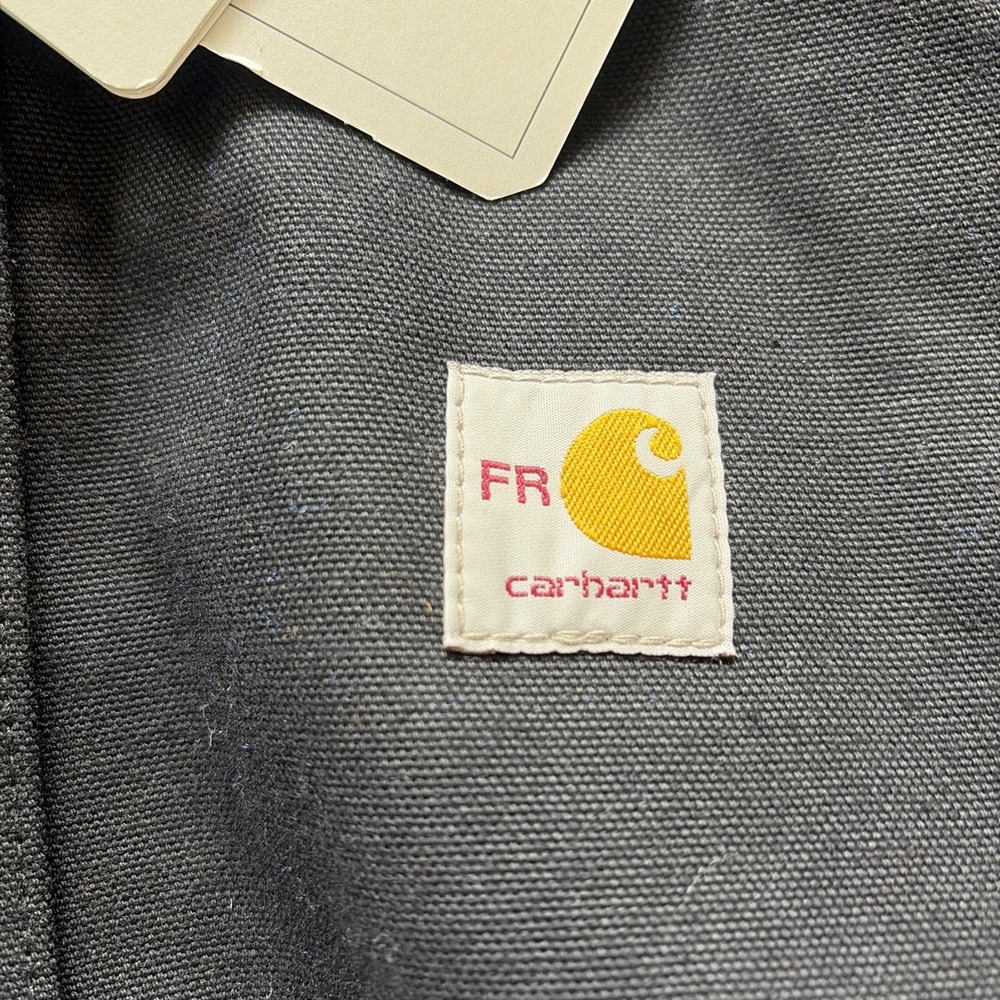 Carhartt Firm Duck Active Flame‎ Resistant Insulated Jacket Blk Cat4 OJ1621 2XL - Picture 4 of 11